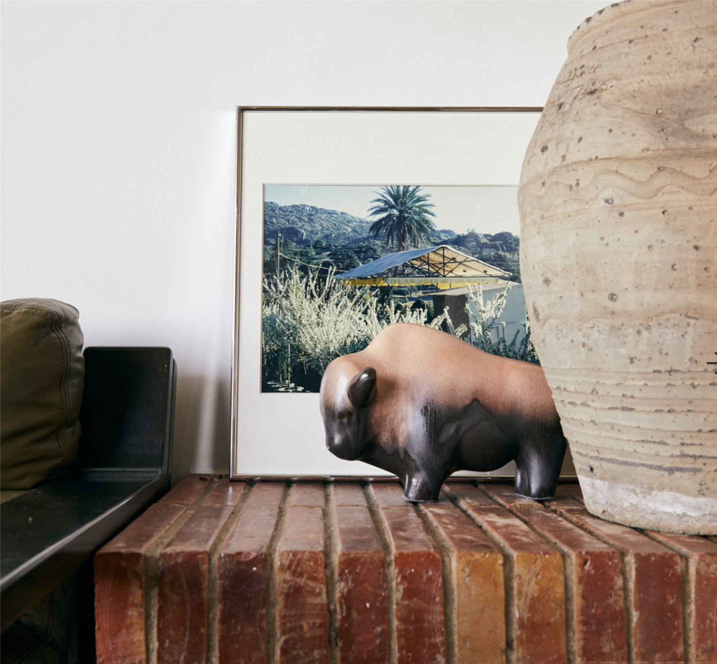 HKLIVING X Otto Keramik: ceramic bull bronze