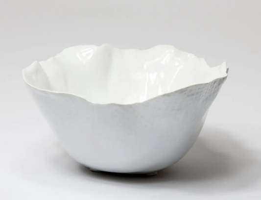 Claire skål hvit mini