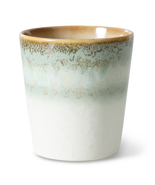 70s ceramics kopp: coffee mug petal