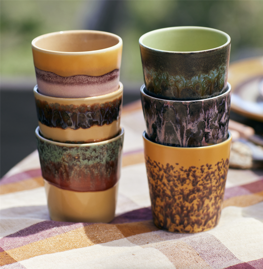 70s cappuccino mug burst