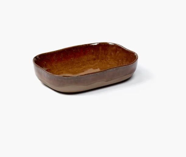 small deep plate no9 brown La nouvelle table by Merci