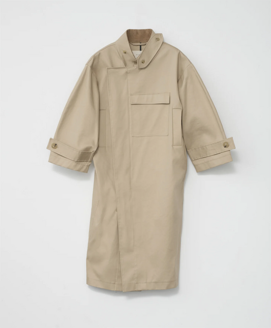 Water resistant coat cool beige size 2