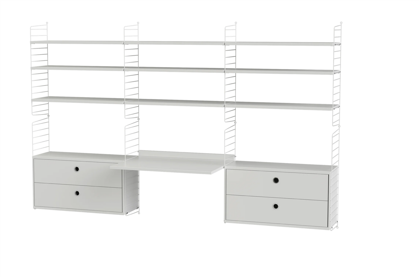 Workspace F White/White 240 cm
