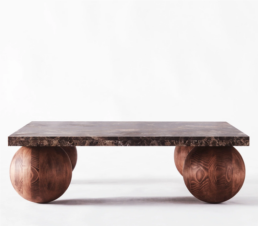 Sphere square sofa table emparador marble 120x120