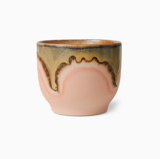 70s café cup blossom