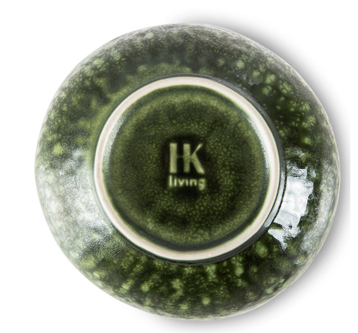 THE EMERALDS: CERAMIC BOWL ORGANIC, GREEN (SET OF 2)