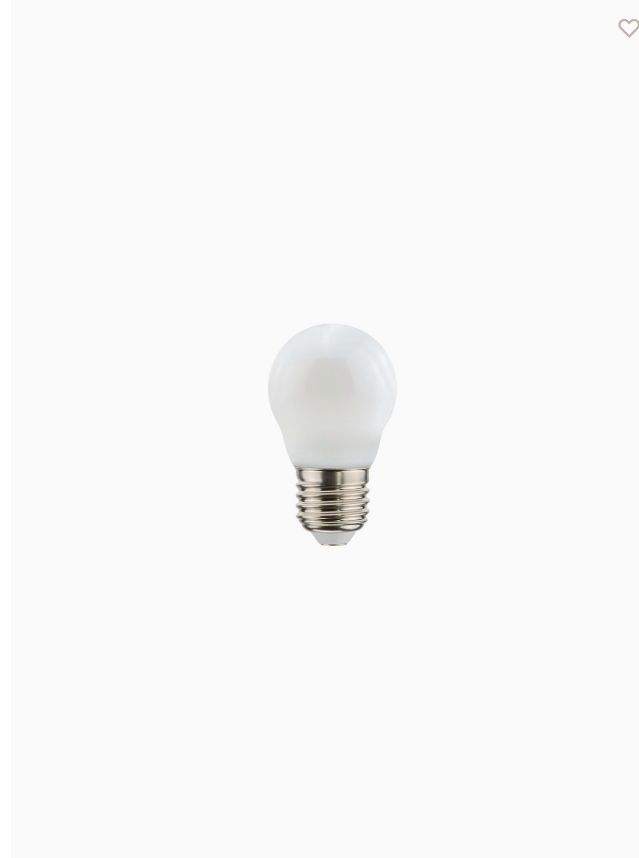 Led Small Opal E27 4,5 W