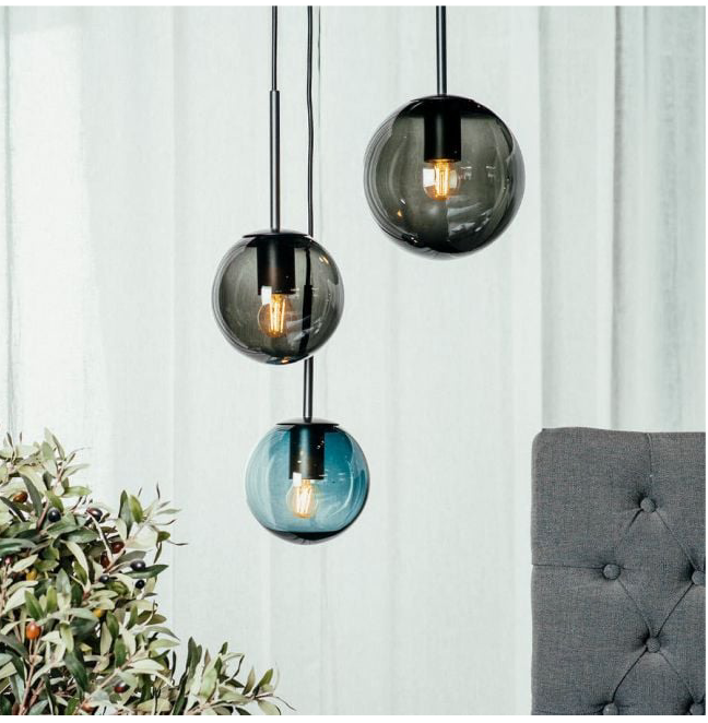 Hadeland arkiv lampe 4014 50cm Røkgrå