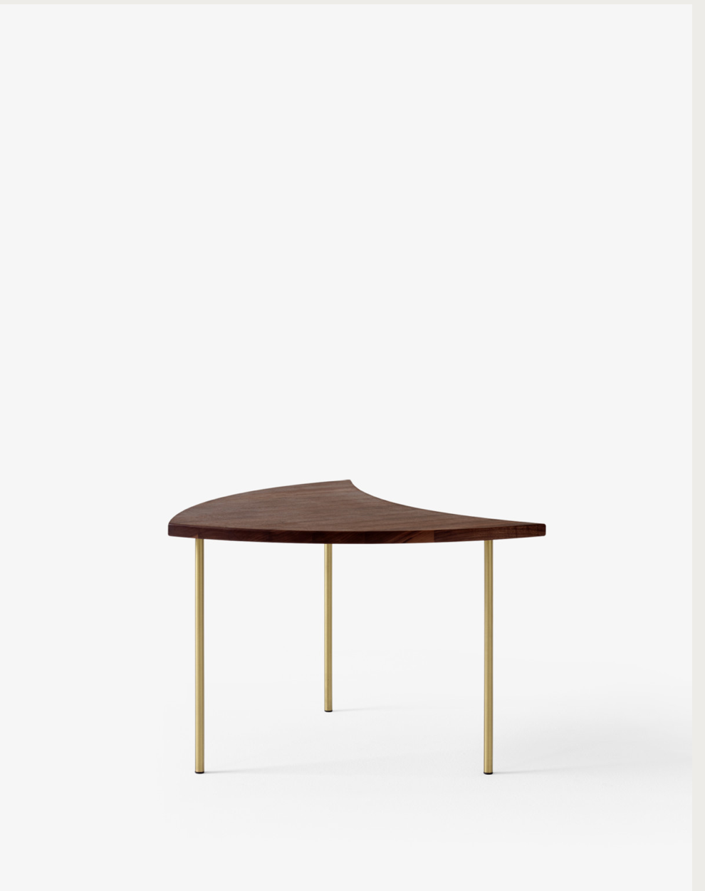 Pinwheel HM7 oiled walnut w brass