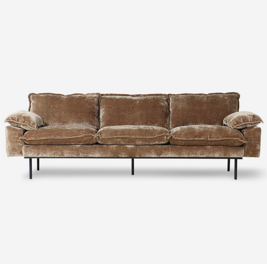 Retro sofa, 4-seter flere farger