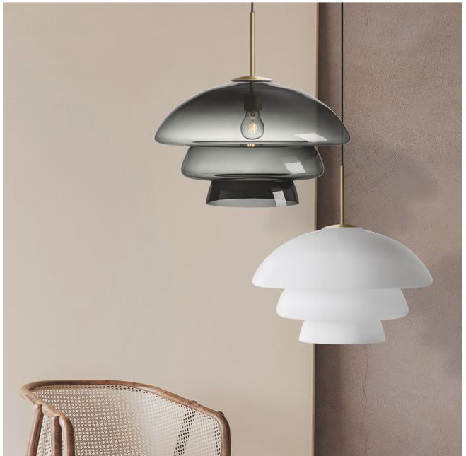 Taklampe 4006 small stålblå