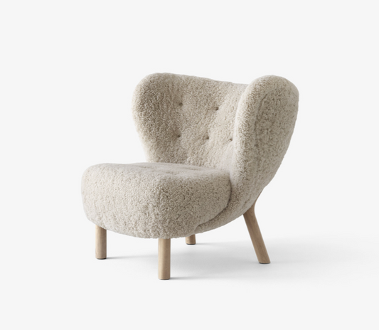 Little Petra VB1 white oiled oak w. sheepskin moonlight 17mm