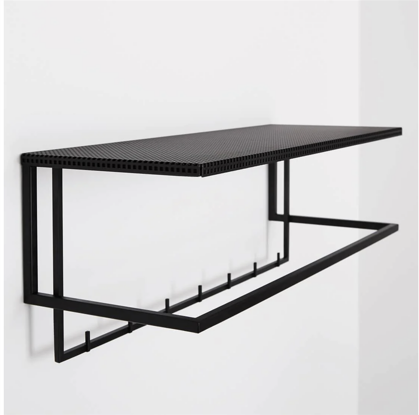 Grid coat hanger /black steel coat rack