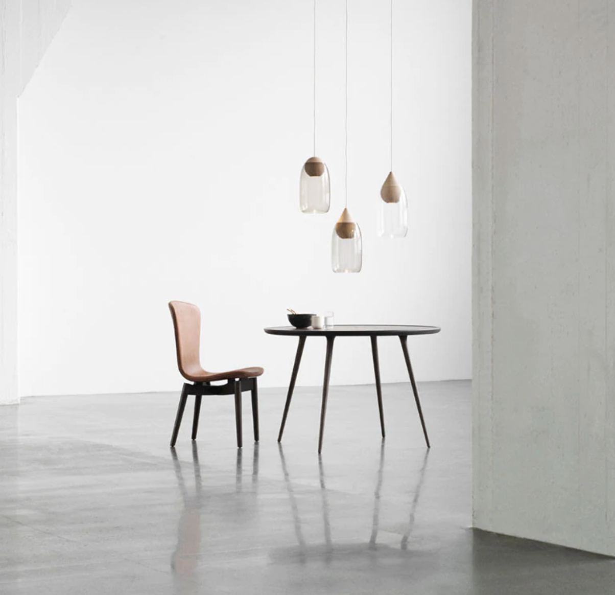 Accent spisebord 110 - matt hvitoljet eik