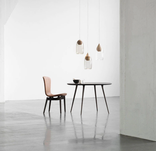 Accent spisebord 110 - matt hvitoljet eik