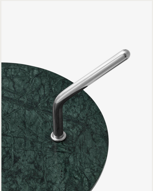 Halten SH9 Polished stainless steel & Verde Guatemala Marble