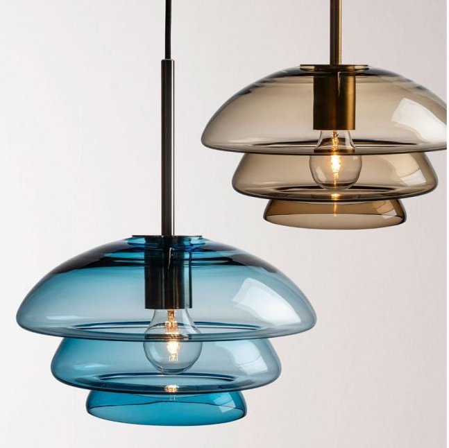 Taklampe 4006 Large stålblå