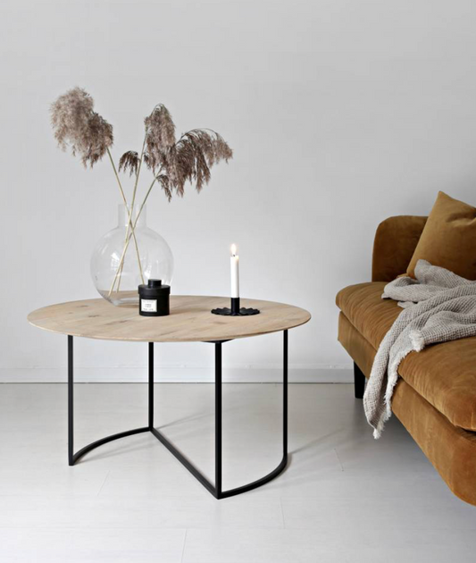 Ljå bordet hvitoljet eik 55cm