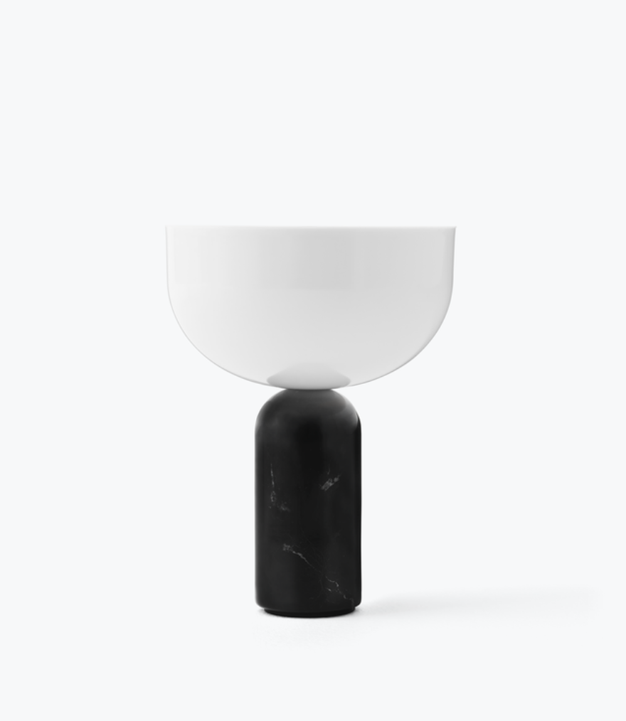 Kizu portable lampe marble black