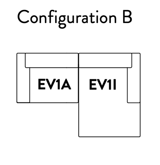Develius modulsofa / Oppsett B