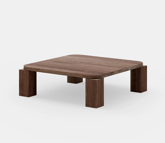 Atlas Coffee Table - Mørkoljet eik (82 x 82 cm)