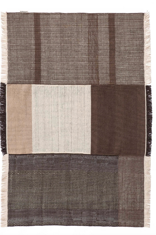 Tres outdoor Texture Chocolate 170x240cm