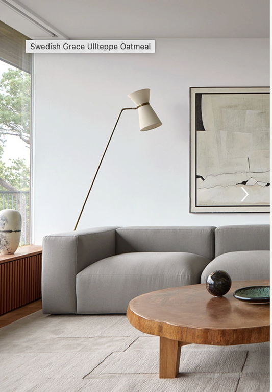 Swedish Grace ullteppe oatmeal 180x270cm