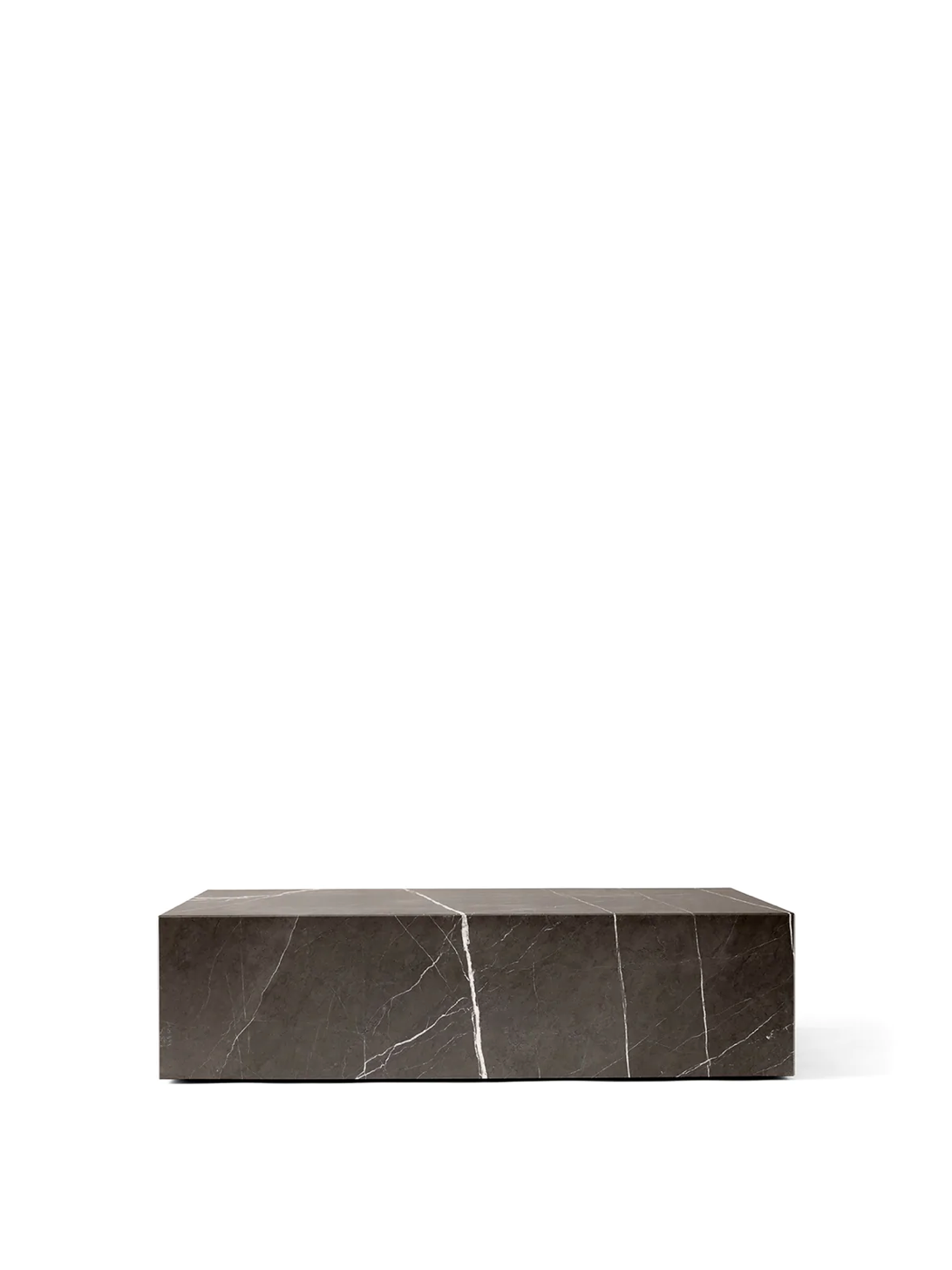 Plinth Low Stuebord - Grå Kendzo Marmor