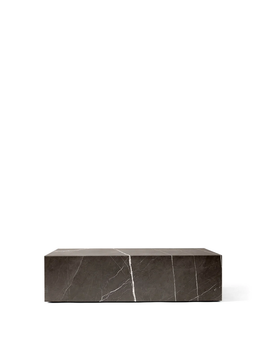 Plinth Low Stuebord - Grå Kendzo Marmor
