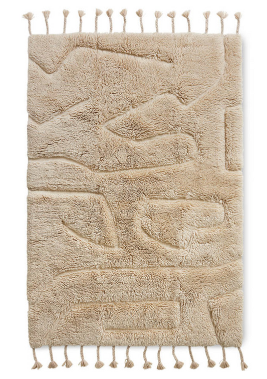 rug wool limitless 140x200cm natural
