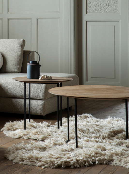 Ljå bordet røkt eik 55cm