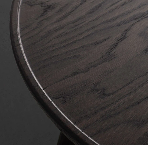 Accent sidebord L (60x55) - sirkagrå eik