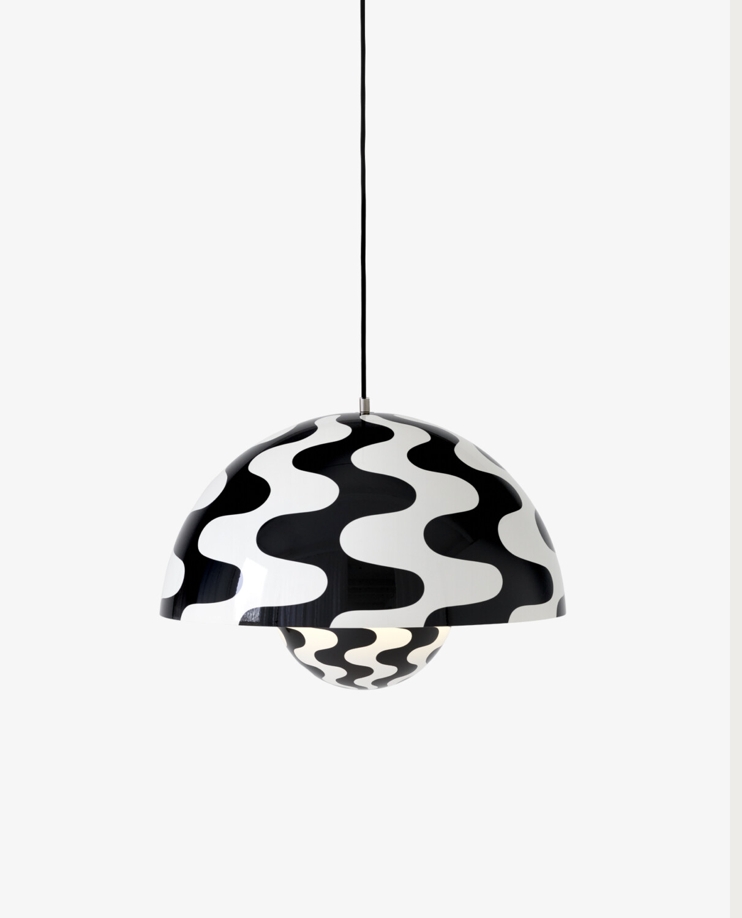 Flowerpot vp2 black & white