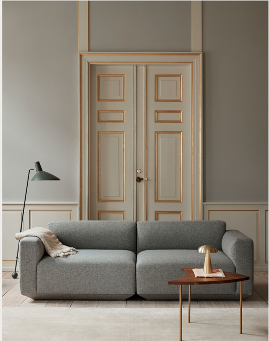 Pinwheel HM7 oiled walnut w brass