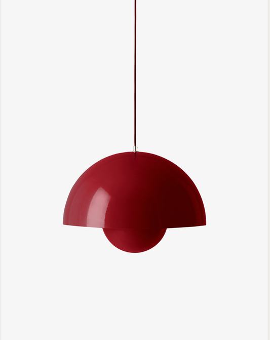 Flowerpot vp2 vermilion red