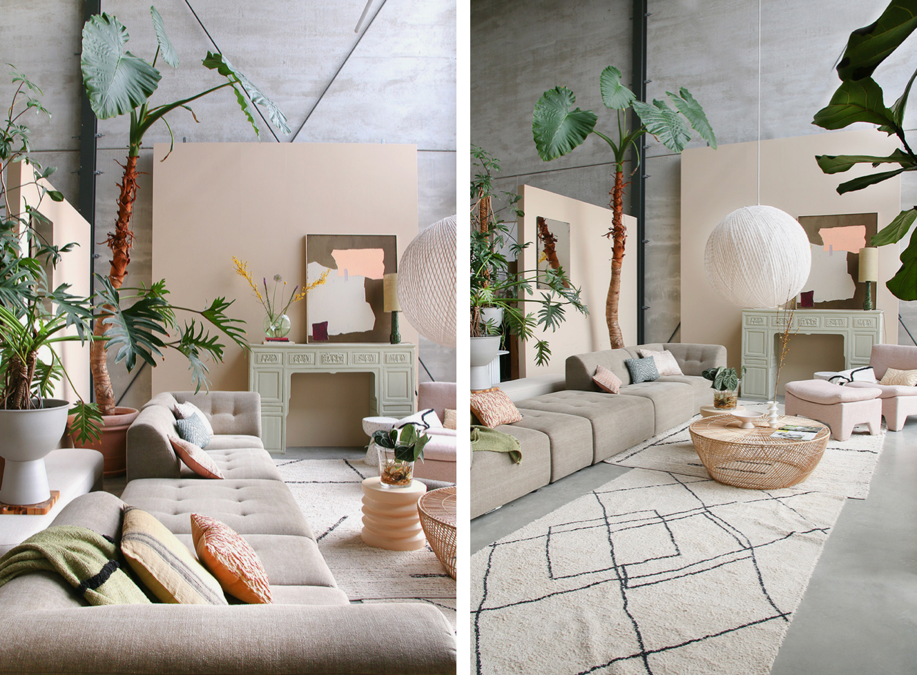 Vint modulsofa, elem. hocker