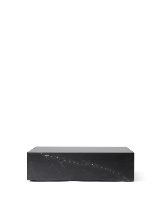Plinth Low table - Nero Marquina Marmor