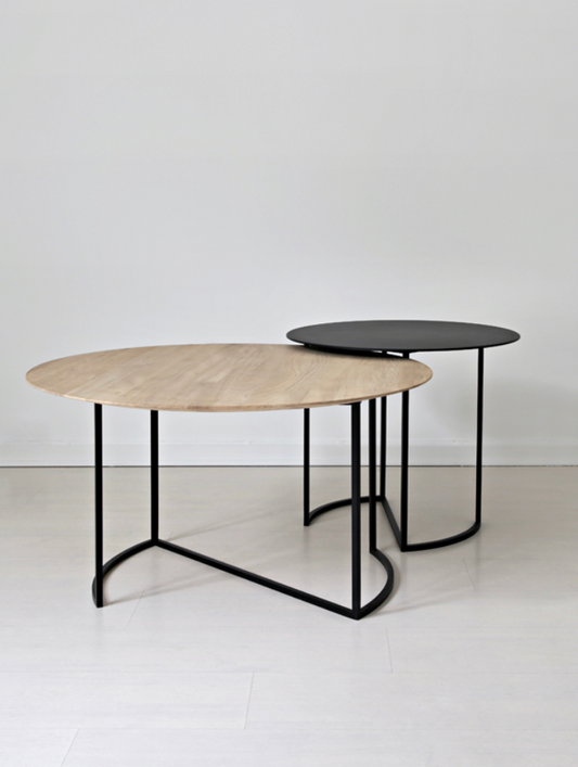 Ljå bordet hvitoljet eik 55cm