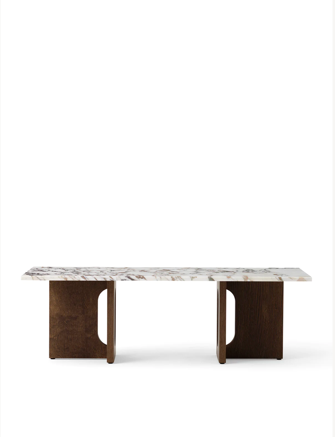 Androgyne Sofabord -Dark stained oak /Calcatta viola marble