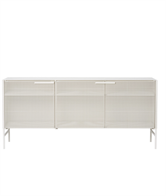 Grid sideboard beige