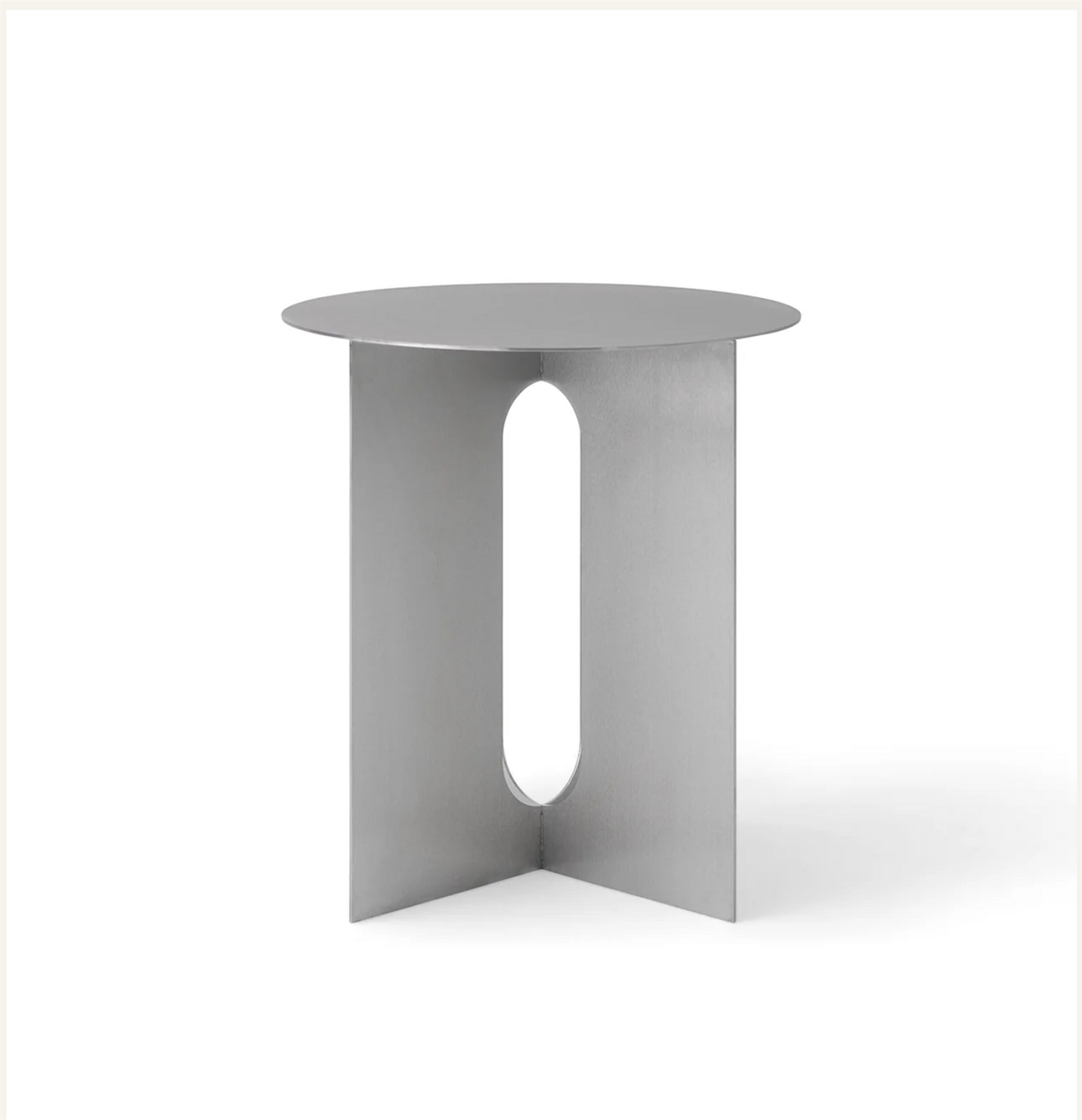 Androgyne side table, Steel base