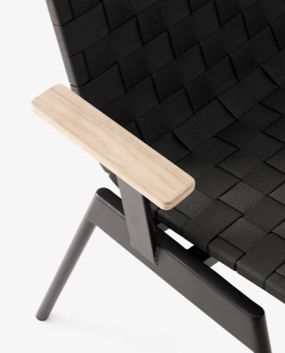 Ville AV34 utestol warm black/ teak