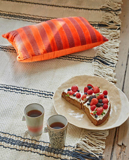 handwoven rug stripes 150x240cm