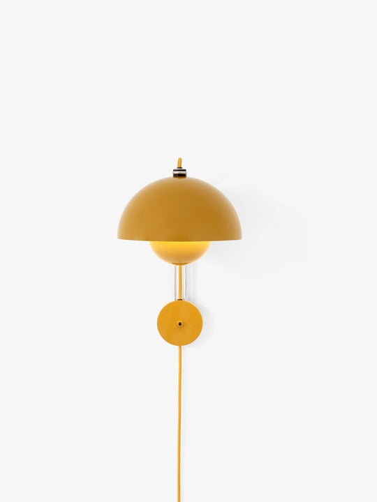 Flowerpot vp8 wall lamp mustard