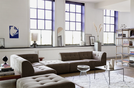 woolen berber rug 200x300cm sort/hvit