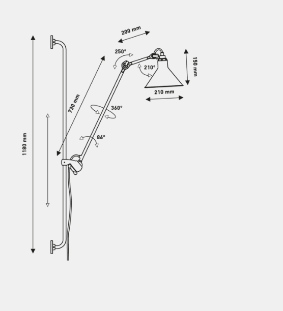 DCW Lampe Gras 214