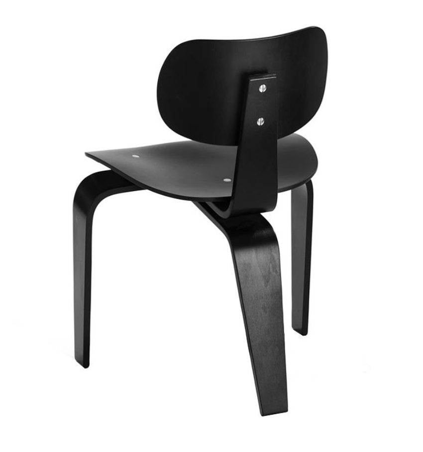 Egon Eiermann SE42 Dining Chair black