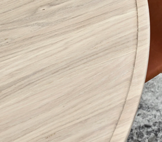 Accent sidebord XL (70x42) - hvitolja matt eik