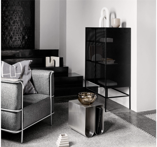 Grid Cabinet /black steel