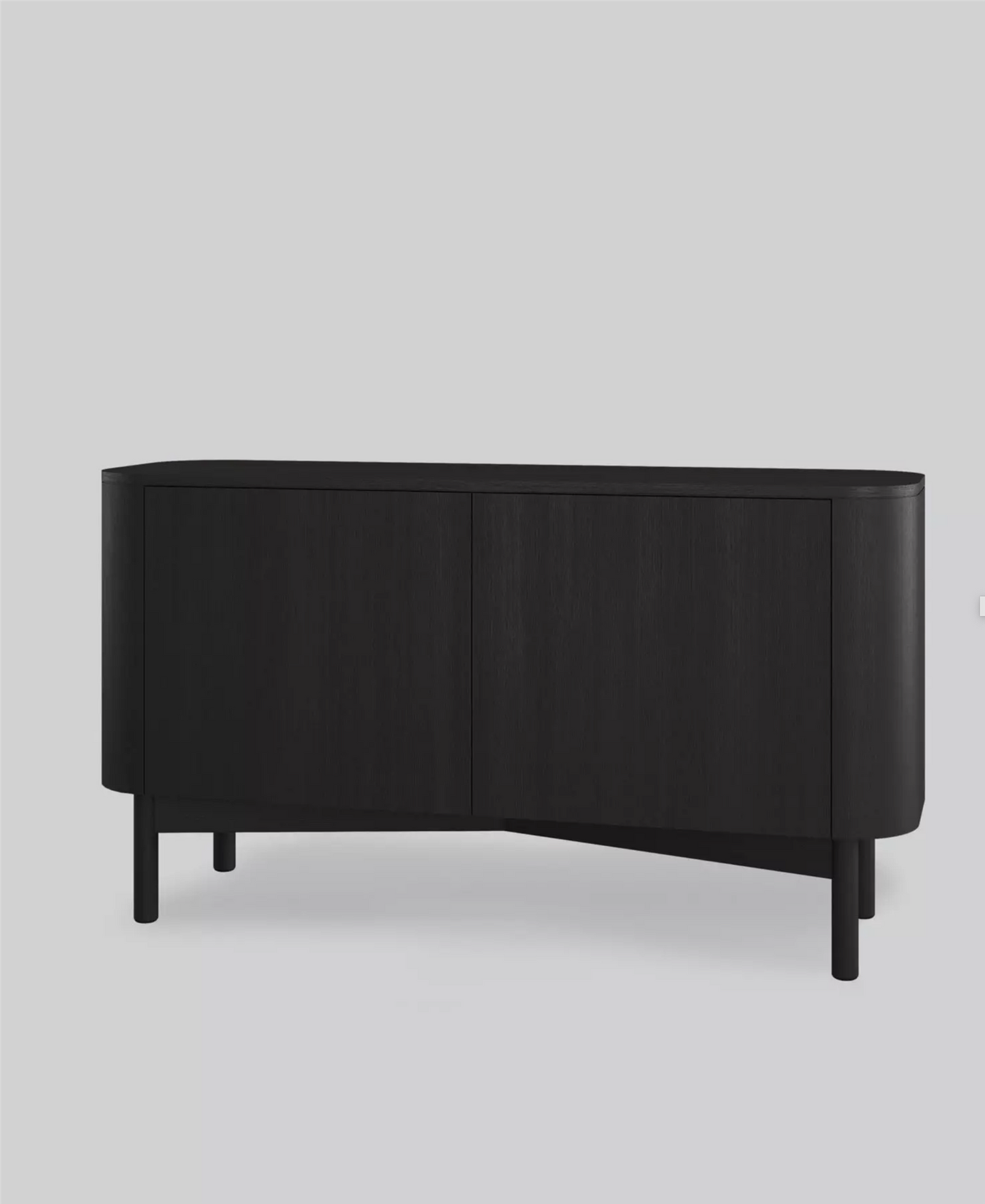 Loud sideboard  black painted oak